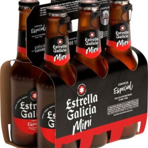 Cerveza Estrella Galicia pack 6x20cl
