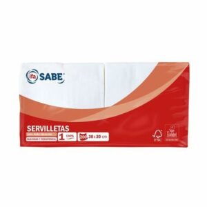Servilletas Blancas IFA SABE 1 Capa 200 uds